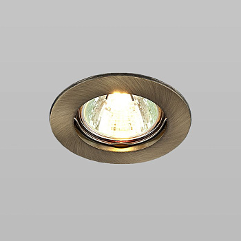 Точечный светильник 1*G5.3 бронза IP20 (a030071) Elektrostandard