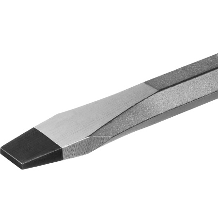 Отвертка ударная, сквозной Cr-V стержень, SL6 x 100 мм, усилитель под ключ, магнитный наконечник, двухкомп. рукоятка, Профессионал, "УДАРНИК" ЗУБР