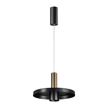 Св-к св/д накл.,провод 2м IP20 LED 4000K 15W 220V бронза светлая/черный ALBA C NOVOTECH