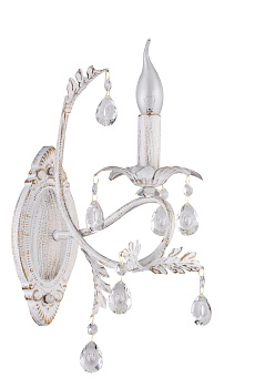 Бра 1*E14 60Вт Белый с Золотом IP20 Dezi FR3040-WL-01-WG Freya