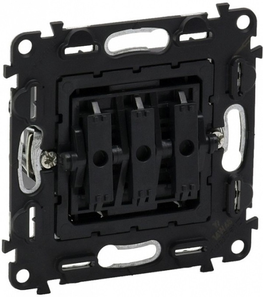 Valena LIFE Механизм переключателя Скрытый 2-кл. 10А серый IP20 Legrand