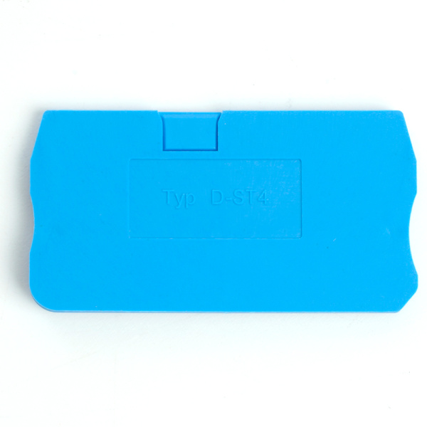 LD560-1-40 Торцевая заглушка для ЗНИ LD552 4 мм² (JXB ST 4), синий STEKKER