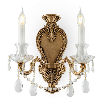 Бра 2*E14 40Вт Золото IP20 Palace DIA890-WL-02-G Maytoni