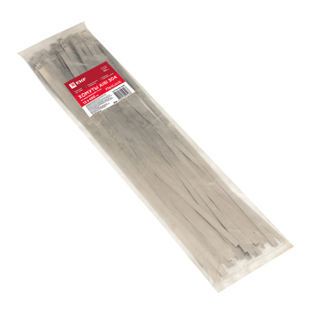 Хомут AISI 304 из нержавеющей стали, 12x680 (100 шт) FlexLock PROxima EKF