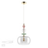 Подвес E14 1*40W BIZET золото/разноцветн./керамика/стекло ODEON LIGHT