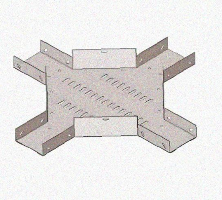 Лоток крестообразный перфорированный КМ 100х80 У3, окрашенный, S1,5
