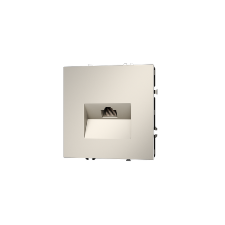 Розетка компьютерная встраиваемая Voltum S70 RJ45 КАТ.6, (кашемир) Розетка компьютерная встраиваемая Voltum S70 RJ45 КАТ.6, (кашемир)