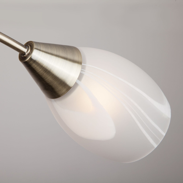 Люстра с плафонами 3*E27 60Вт античная бронза IP20 Virginia (30100/3 античная бронза) Eurosvet