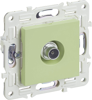 SKANDY Розетка TV оконечная SK-A12G мятный IEK