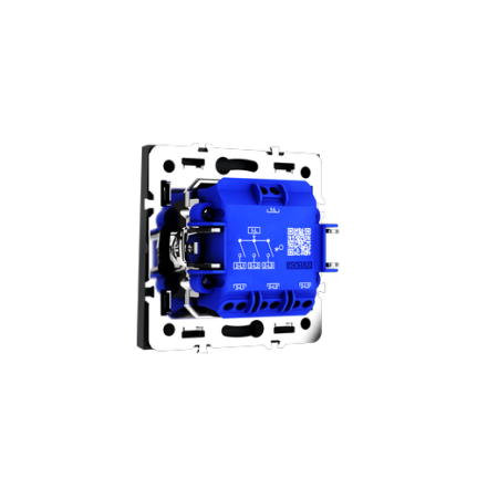 Выключатель встраиваемый Voltum S70 трехклавишный 10А, (графит)