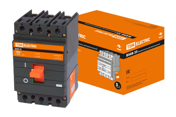 Выключатель автоматический ВА МОД ВА88-35 3П 200А 35кА TDM Выключатель автоматический ВА МОД ВА88-35 3П 200А 35кА TDM