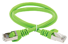 ITK Коммутационный шнур (патч-корд) кат.6 FTP PVC 10м зеленый