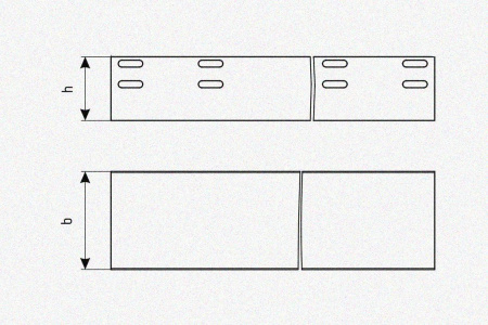Лоток глухой ЛМГ 50х50х2500 УХЛ1, горячее цинкование, S1,5