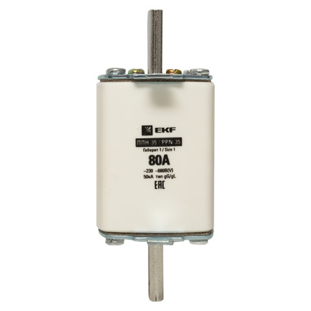 Плавкая вставка ППН-35 250/ 80А габарит 1 PROxima EKF