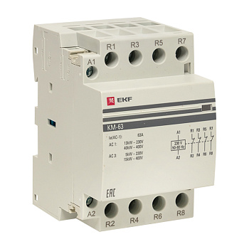 Контактор модульный КМ 63А 4NC (3 мод) PROxima EKF