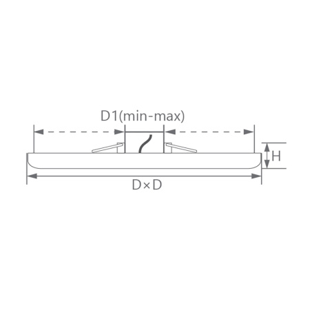 Св/д св-к Feron AL514 встр.с регулир.монтажным диаметром (до 155мм) 18W 4000K белый