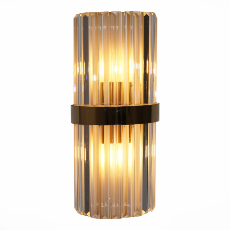 Бра Золотистый/Золотистый, Прозрачный E14 2*40Вт SL1176.201.02 ST LUCE