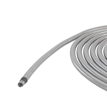 Металлорукав DN 12мм в герм. ПВХ изоляции в оплетке из нержавеющей стали, Dвн 12,0 мм, Dнар 16,0, 50 м DKC