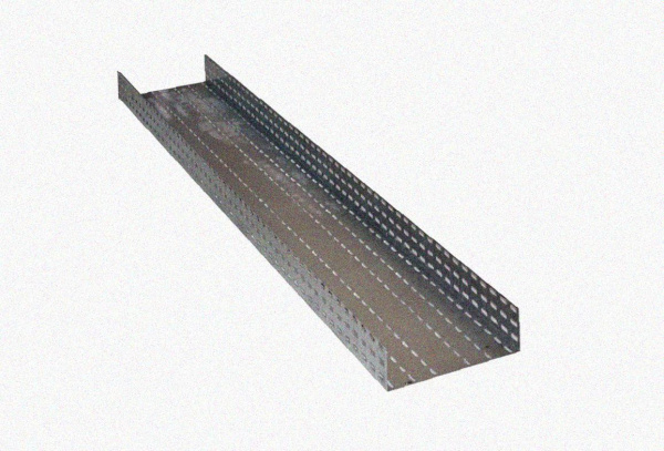 Лоток перфорированный ЛМ 400х100х3000 УТ1,5, горячее цинкование S1,5