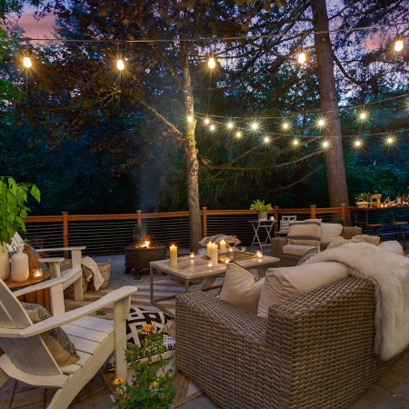 Гирлянда Feron CL50-25-1 Евро белт-лайт на подвесах 230V черный IP65 25м