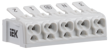 Клемма пружинная соединительная КСП5-3L+N+PE IEK