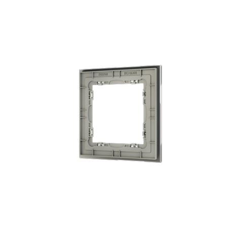 Рамка стеклянная Voltum S70 на 1 пост, (сталь, стекло)