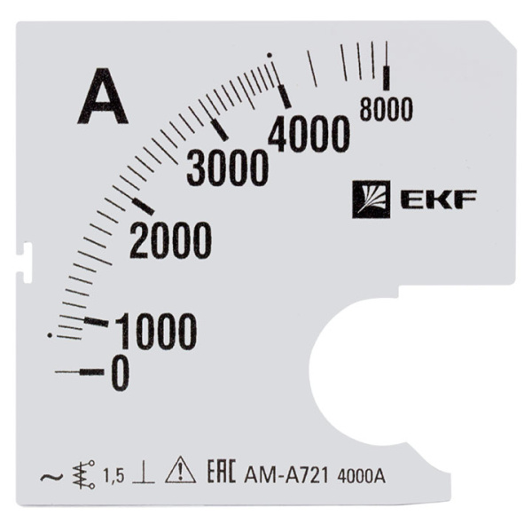 Шкала сменная для A721 4000/5А-1,5 PROxima EKF Шкала сменная для A721 4000/5А-1,5 PROxima EKF