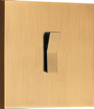 Donel N96 выключателя звонкового типа на 1 тумблер, клавиша Angle, 10AX 250V, Латунь, серия DT