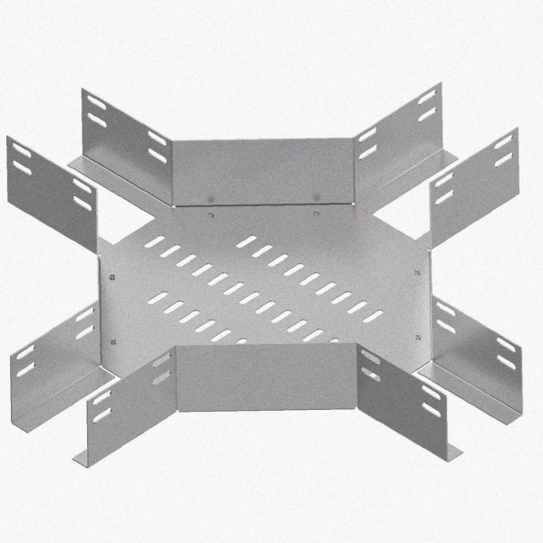 Лоток крестообразный перфорированный КМ 100х50 У3, окрашенный, S1,5
