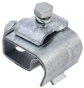 Держатель проводника круглого 8-10мм для желоба водостока оцинкованная сталь IEK