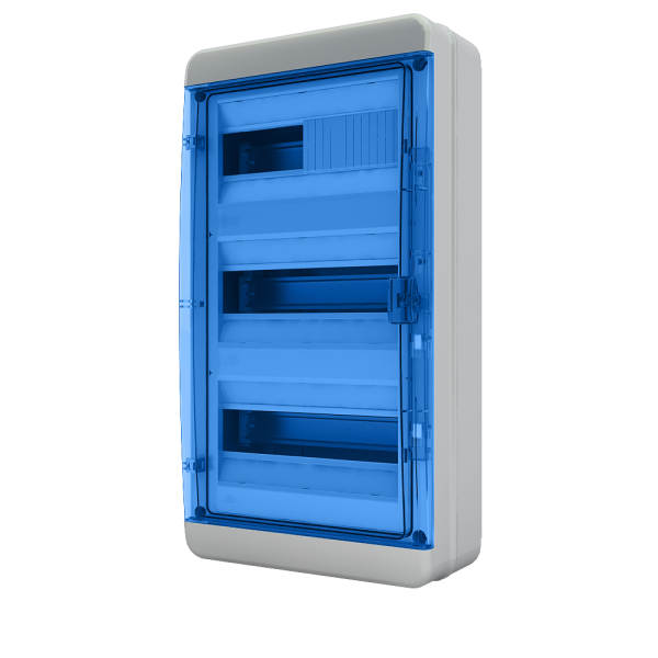 Щит навесной ЩРН-П 36 мод. синяя крышка IP65 BNS 65-36-1 Tekfor