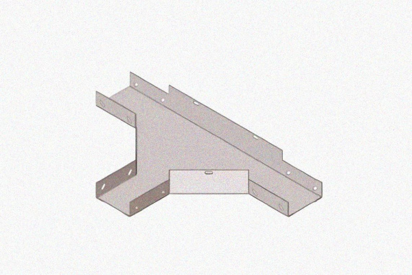 Лоток тройниковый глухой ОТГ 100х60 УХЛ1, горячее цинкование, S1,0