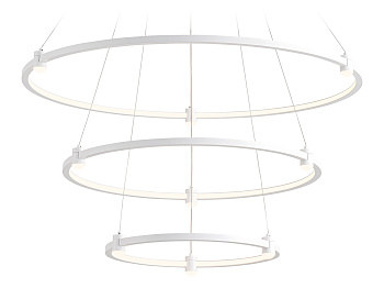 Светильник подвесной светодиодный FL5511/3+9 WH белый 90W 3000K/4200K/6400K D800/600/400*1300 (без ПДУ) Ambrella Light