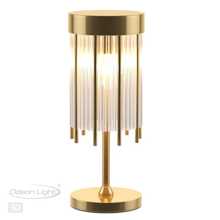 Наст.лампа E14 2*40W YORK золото/металл/стекло ODEON LIGHT