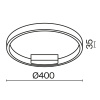 Потолочный светильник LED 24Вт Черный IP20 Rim MOD058CL-L25BK Maytoni