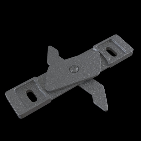 Фиксатор для накладного монтажа Алюминий Черный TRA004HS-21S Technical