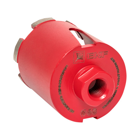 Коронка алмазная для дрелей с микроударом DCH-68MH Micro Hit Laser M16 Professional EKF