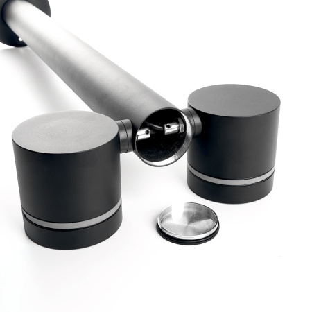 Светильник садово-парковый Feron DH1006, столб, 2*GX53 230V, черный Светильник садово-парковый Feron DH1006, столб, 2*GX53 230V, черный