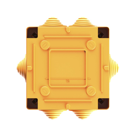 Коробка пластиковая FS с кабельными вводами и клеммниками, IP55, 100х100х50 мм, 5р, 450V, 20A, 10 мм2 DKC