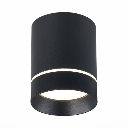 Светильник потолочный Черный LED 1*12Вт 4000К 840Lm Ra>90 120° IP20 D79xH100 170-240В ST115.442.12 ST LUCE