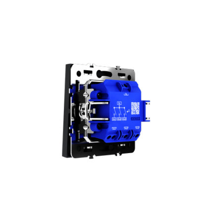 Выключатель встраиваемый Voltum S70 трехклавишный 10А, (графит)