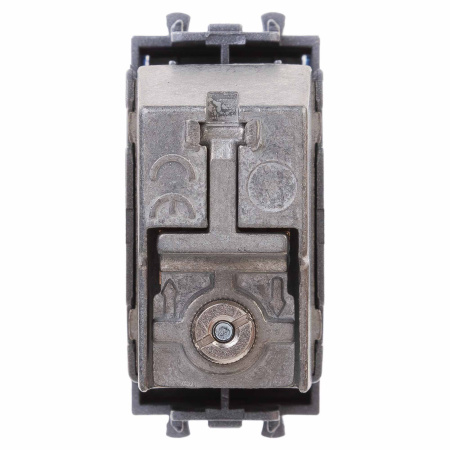 Розетка ТВ проходная "Закаленная сталь" "Avanti", 1 мод DKC