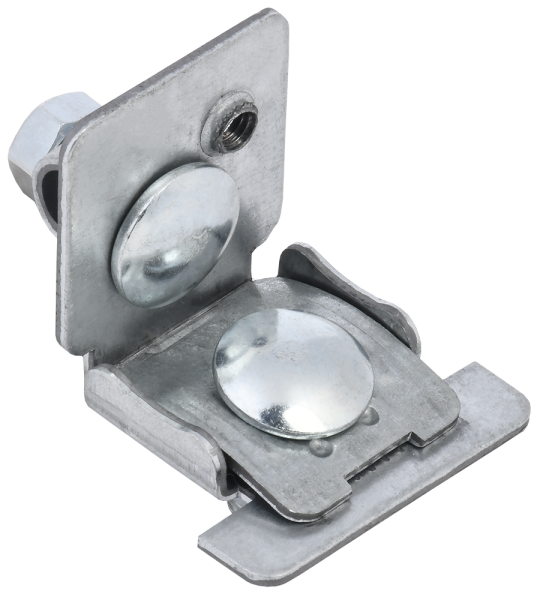 Держатель проводника круглого 6-10мм для фальца 0,6-8мм оцинкованная сталь IEK