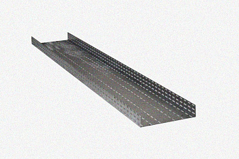 Лоток глухой ЛМГ 75х50х2000 УТ1,5, горячее цинкование, S1,5