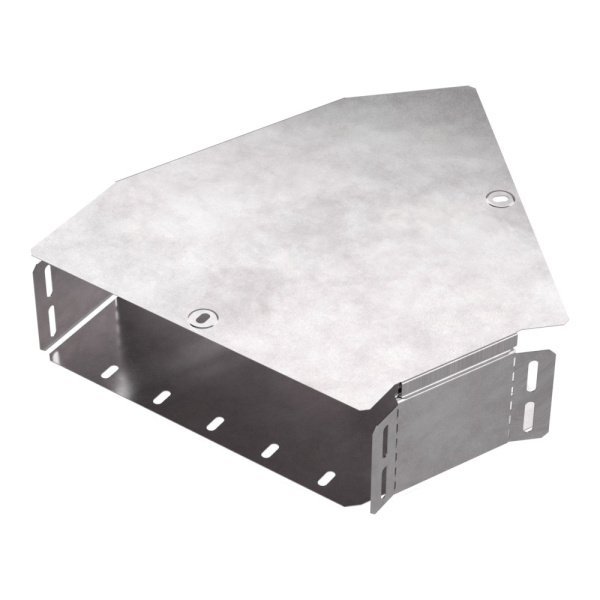 Угол горизонтальный 45 градусов с крышкой Стандарт 300х100 Промрукав Угол горизонтальный 45 градусов с крышкой Стандарт 300х100 Промрукав