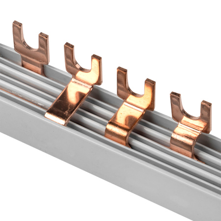 Шина соединительная типа FORK для 4-ф нагр, 63А 54 мод, PROxima EKF