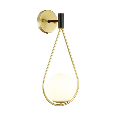 Бра с выкл.E14 1*40W FLARI золтой/черный/белый ODEON LIGHT