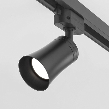 Трековый светильник для однофазного шинопровода 1*GU10 черный IP20 Vetro (a043142) Elektrostandard