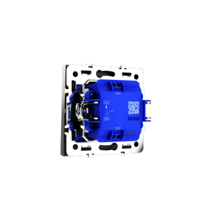 Выключатель встраиваемый Voltum S70 одноклавишный 10А, (кашемир)