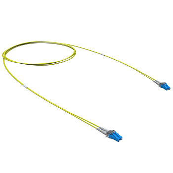 Оптический коммутационный шнур Duplex LC/UPC-LC/UPC, 9/125 (OS2), 2 м DKC